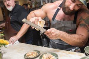 Preparing the dishes